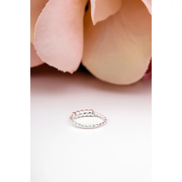 A & ONE Csillogó S925 Ezüst Karika Orr/Fül Piercing