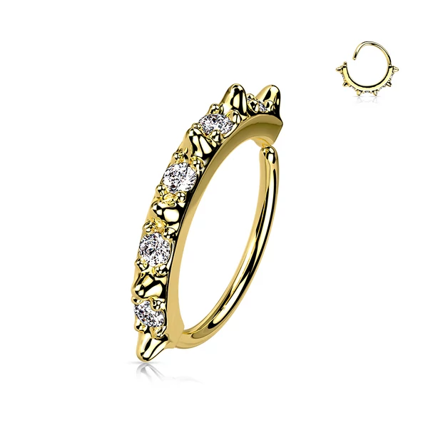 A & ONE Aranyozott Réz Karika Orr/Fül Piercing