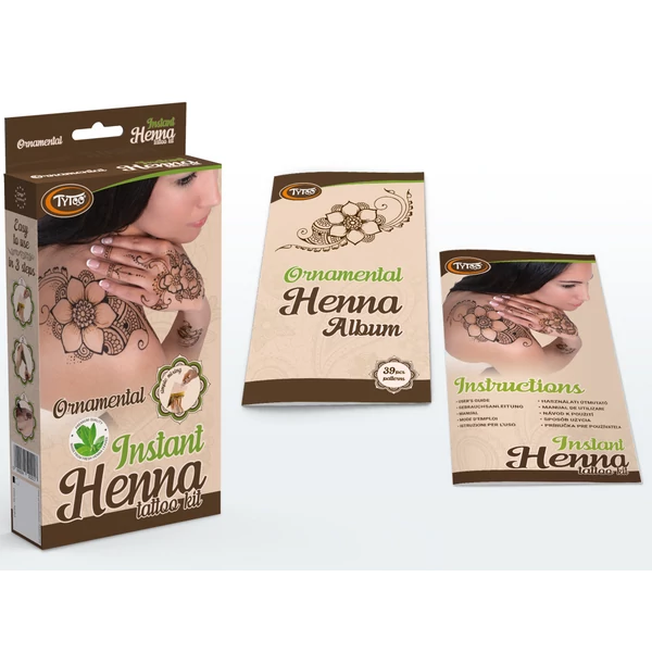 TyToo Instant Ornamental Henna Szett