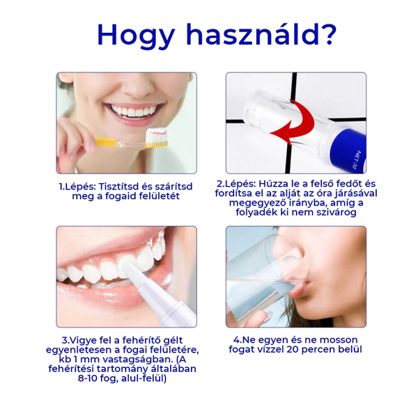 IBCCNDC Fogfehérítő Toll Három Darabos Kiszerelésben