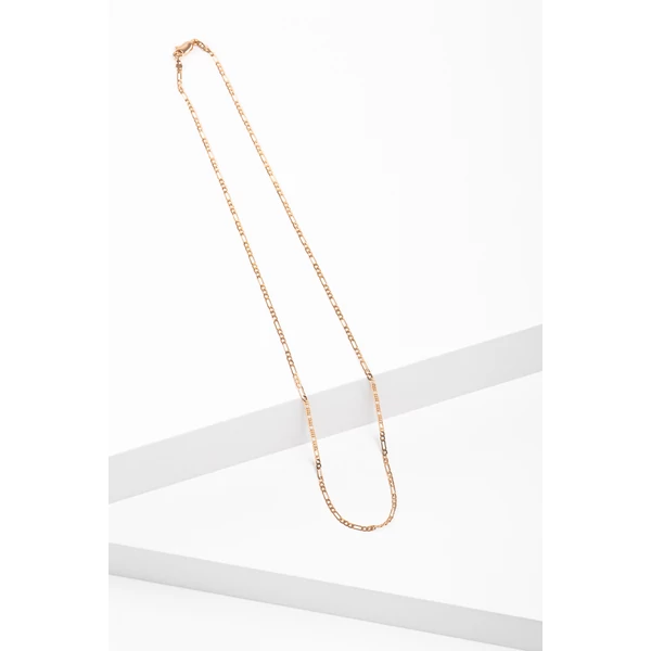Minimalista Stílusú Aranyozott Réz Női Nyaklánc