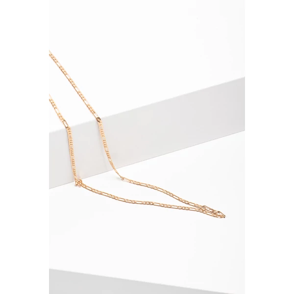 Minimalista Stílusú Aranyozott Réz Női Nyaklánc