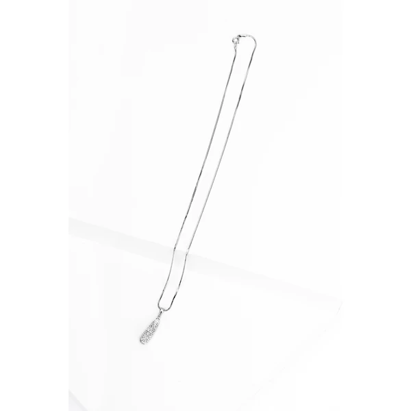 S925 Ezüst Nyaklánc Swarovski Kristályokkal Díszített Nyaklánc És Medál