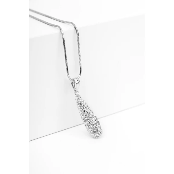 S925 Ezüst Nyaklánc Swarovski Kristályokkal Díszített Nyaklánc És Medál