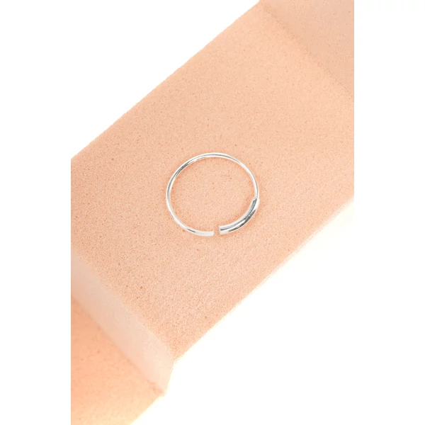 A & ONE Ezüst Színű S925 Ezüst Karika Orr/Fül Piercing
