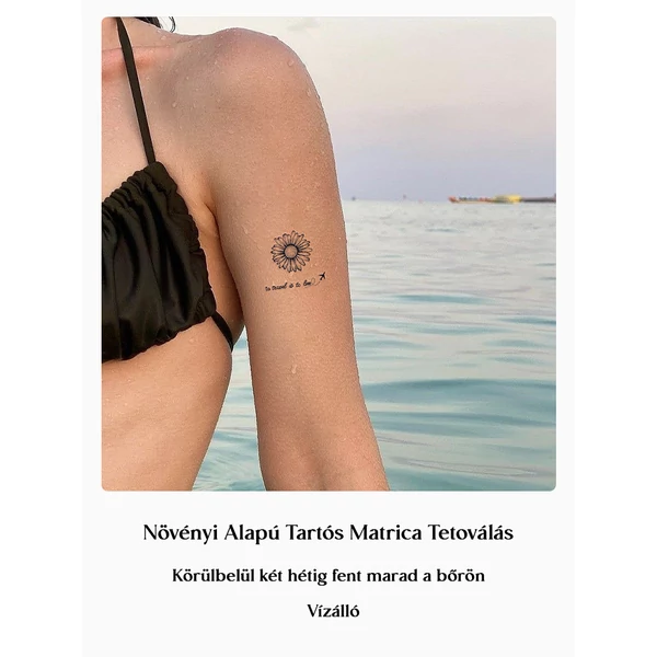 Növényi Alapú Tartós Matrica Tetoválás 16 Féle Apró Mintával