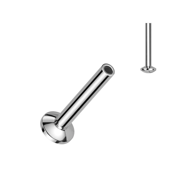 Ezüst Színű Titánium Piercing Vég - 3 mm 