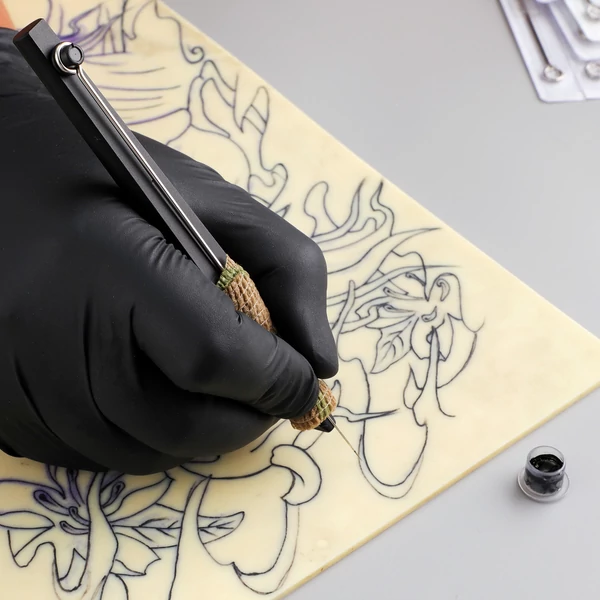 Handpoke Tetováló Szett Tollal És Tartozékokkal