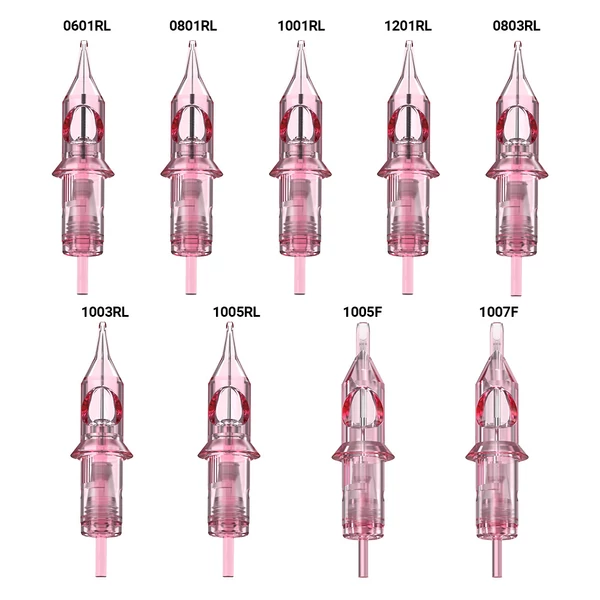 EN02E-0601RL Univerzális Tetováló Tűmodul (0,2 mm) 10 db tűvel