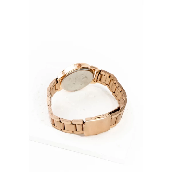 Rosegold Színű Női  Fémszíjas Karóra 