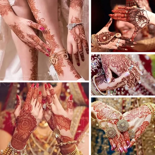 Henna Matrica Tetoválás Szett Keleti Motívumokkal