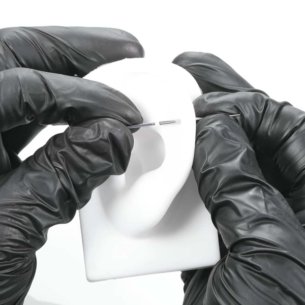 316L Orvosi Acél Belső Menetes Piercing Tű - 1,2 mm