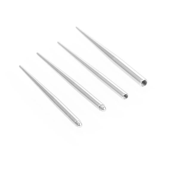 316L Orvosi Acél Belső Menetes Piercing Tű - 1,2 mm