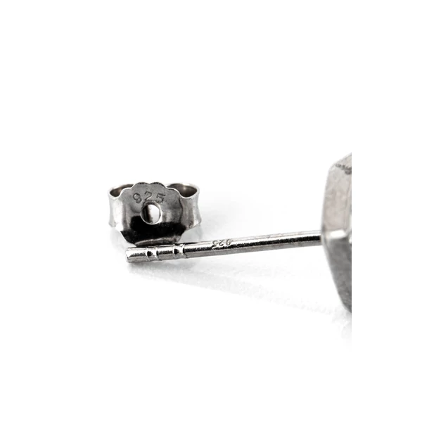 A&ONE S925 Ezüst Négyzet Alakú Fülbevaló Fehér Swarovski® Kövekkel