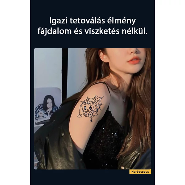 Növényi Alapú Tartós Matrica Tetoválás Készlet 29 db Mintával 