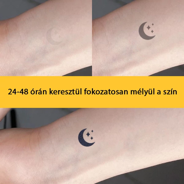 Növényi Alapú Tartós Matrica Tetoválás Készlet 77 db Mintával 