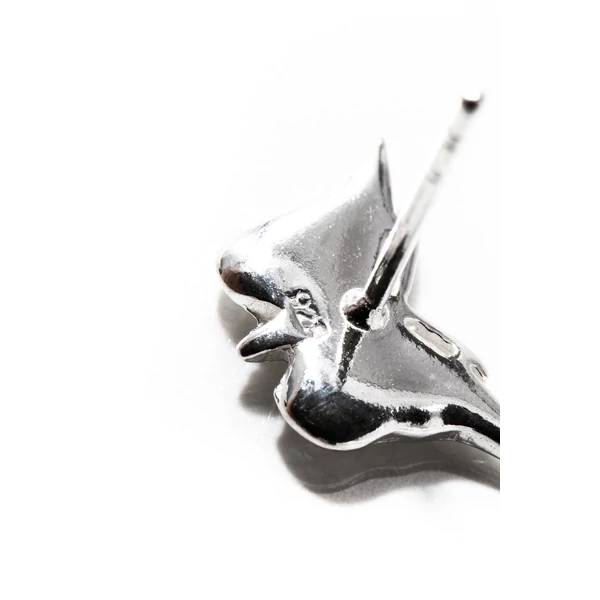 A & ONE Pillangó Alakú Fehér Swarovski® Köves S925 Ezüst Fülbevaló