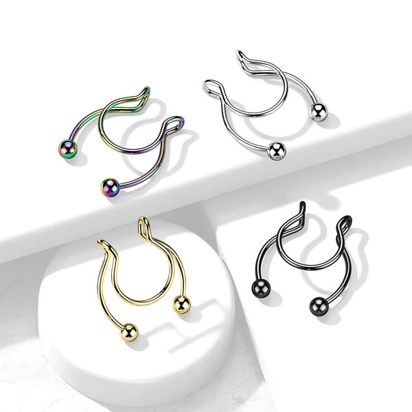 316L Orvosi Acél Ál Septum Piercing