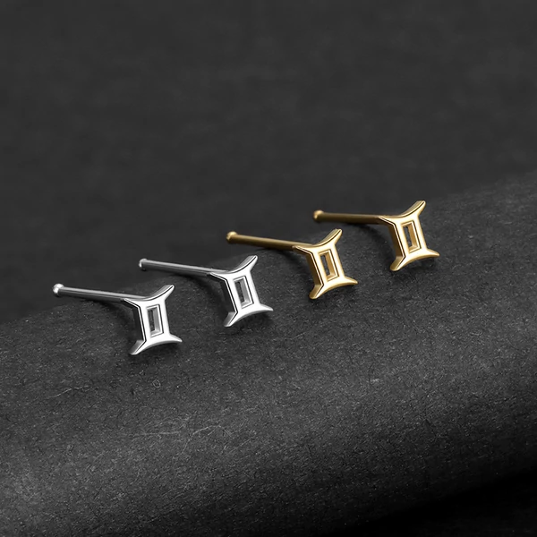 S925 Ezüst Vízöntő Csillagjegyű Piercing