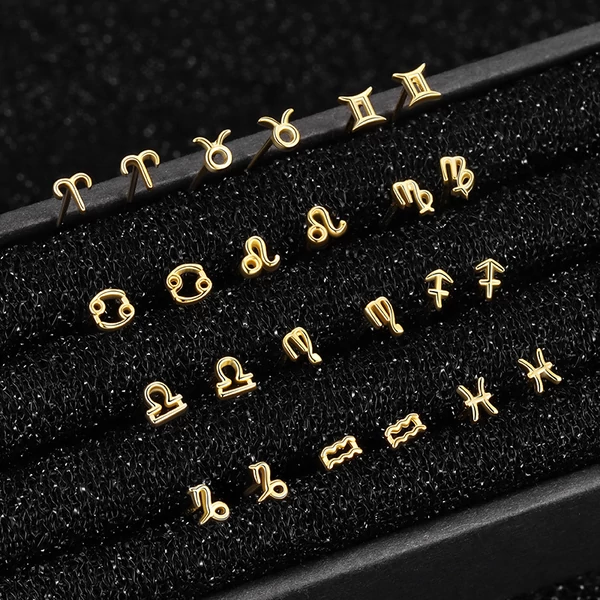 S925 Ezüst Vízöntő Csillagjegyű Piercing