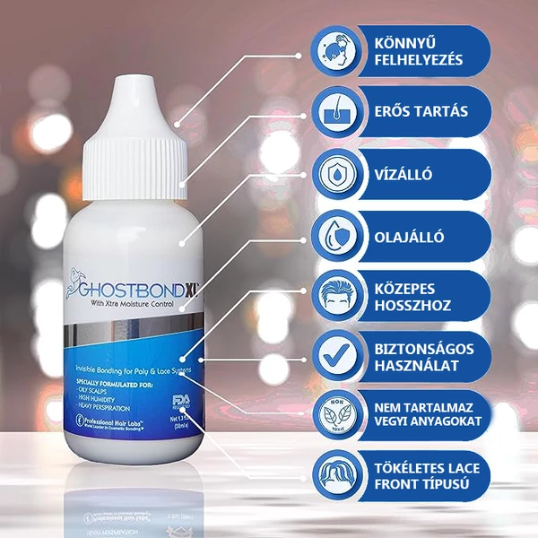 GhostBond XL vízbázisú folyékony paróka ragasztó - 38 ml