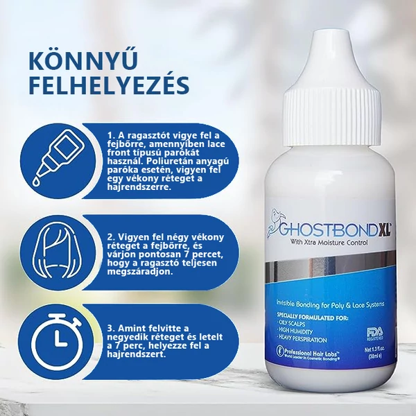 GhostBond XL vízbázisú folyékony paróka ragasztó - 38 ml