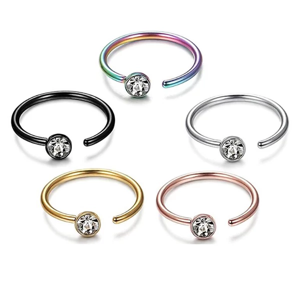 A & ONE 5 db-os Karika Piercing Szett