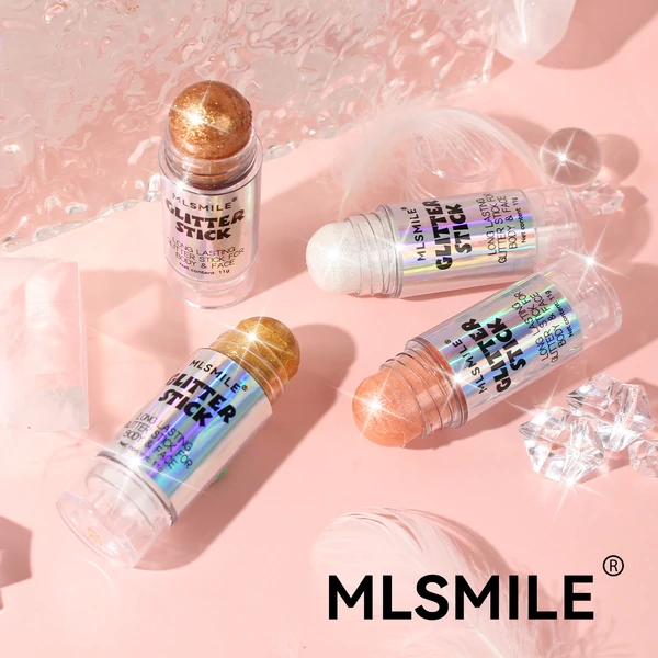 MLSMILE Ezüst Színű Csillámos Stift Testre és Arcra