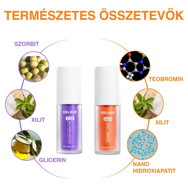 EELHOE Kétfázisú Fogfehérítő Gél - 2 x 30 ml