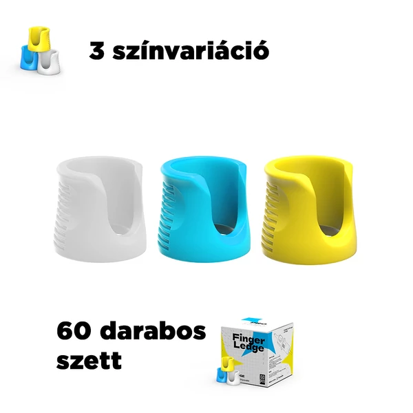 Szilikon Csúszásgátló és Ujjstabilizátor Tetoválógépekhez - 60 db