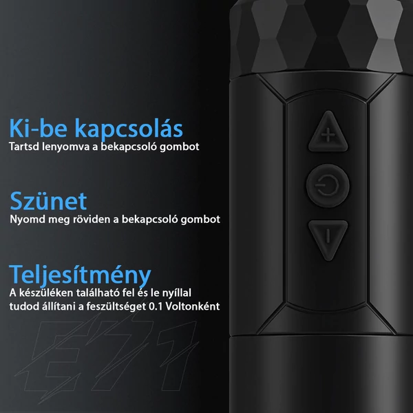 Solong E71 Tetováló Toll - Ezüst