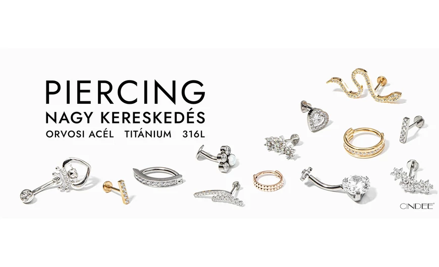Megnyílt a Cindee piercing nagykereskedés